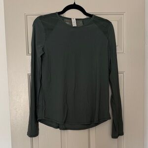 lululemon athletica Green Long Sleeve Top